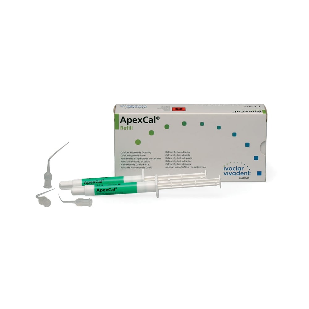 Ivoclar Vivadent 595915 ApexCal Calcium Hydroxide Paste Complete Kit 2/Pk 2.5 Gm Ivoclar Vivadent 595915 ApexCal Calcium Hydroxide Paste Complete Kit 2/Pk 2.5 Gm